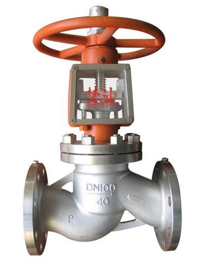 Stainless steel flanged globe valve4